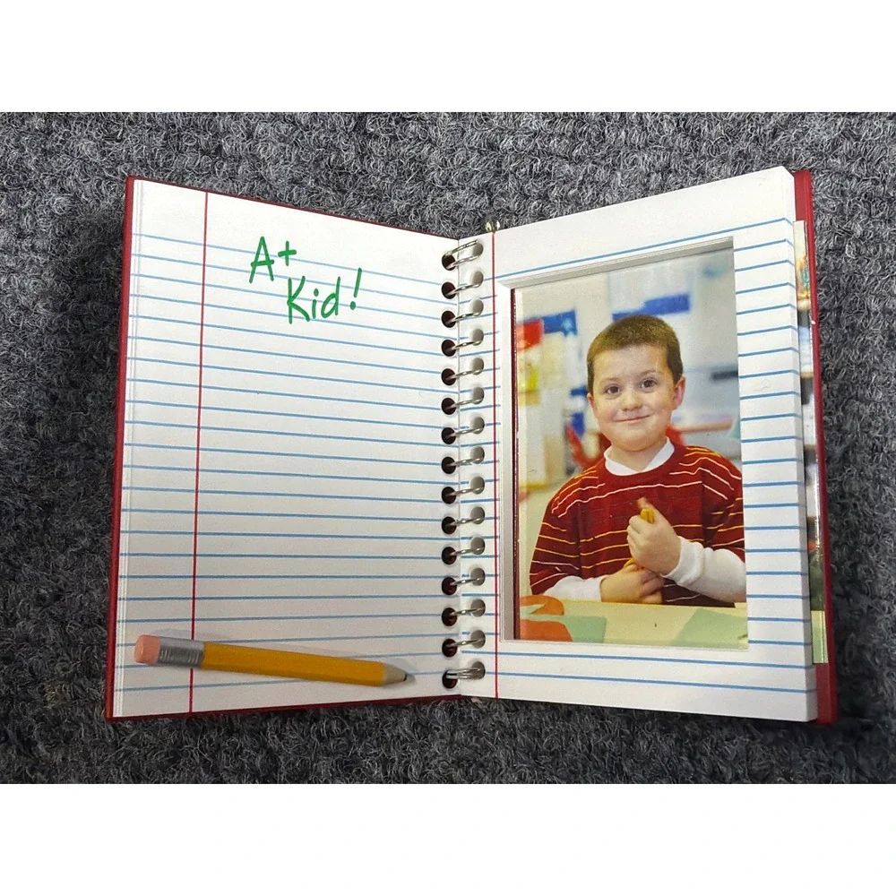 Hallmark Keepsake 2008 School‎ Memories Photo Holder Ornament Notebook